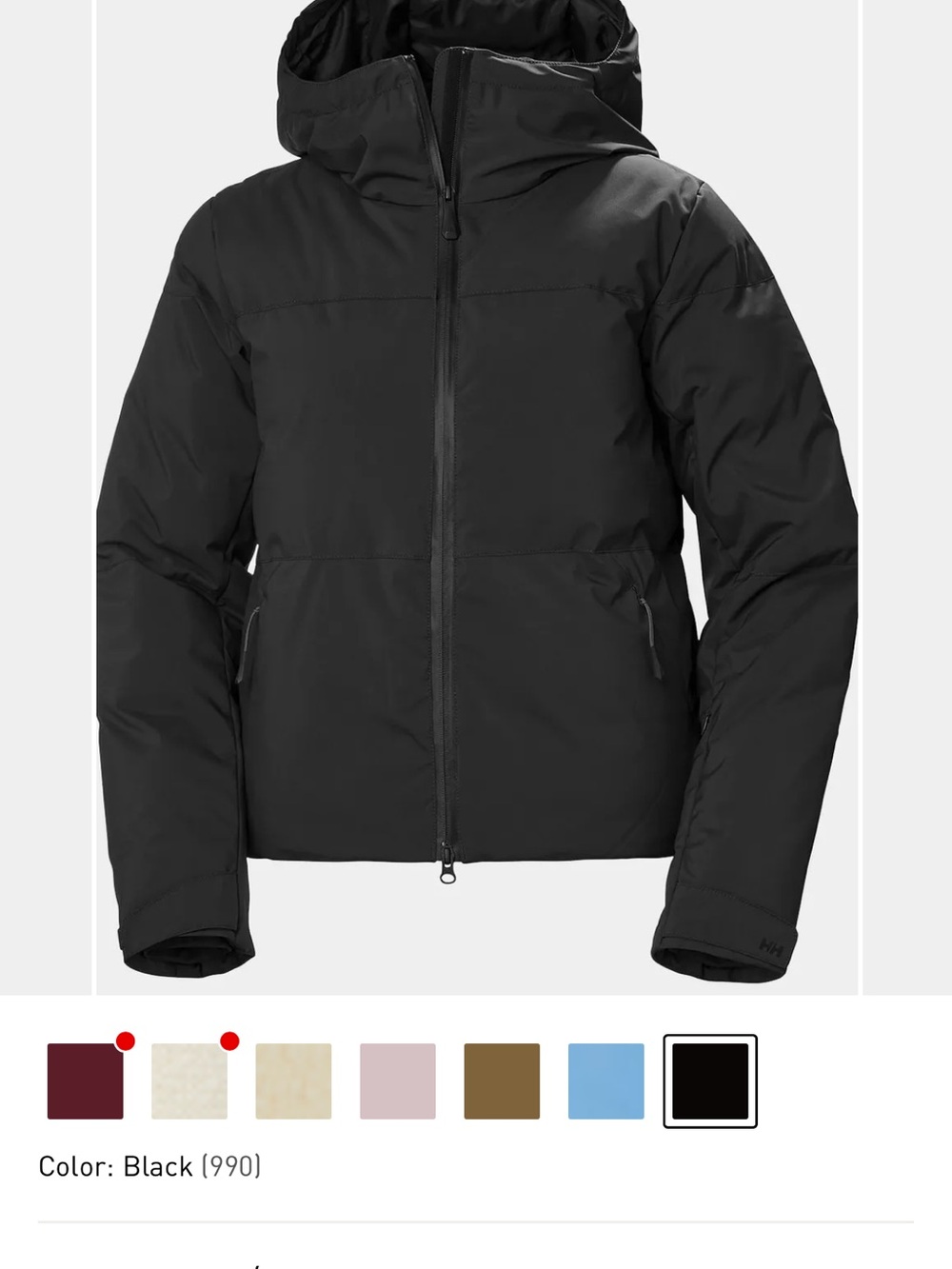 Helly Hansen Hooded Women's Nora Short Puffy Ski Jacket - NWOT Size M